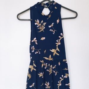 Navy Floral UO Romper